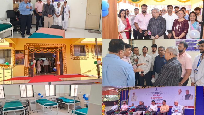 અર્બન પ્રાથમિક આરોગ્ય કેન્દ્ર વાપીના નવર્નિમિત મકાનનું નાણાંમંત્રી કનુભાઇ દેસાઇએ કર્યું લોકાર્પણ, બલિઠા ખાતે બની રહેલ 125 બેડની સબ ડિસ્ટ્રીકટ હોસ્પિટલ પણ ડિસેમ્બર સુધીમાં તૈયાર થઈ જશે