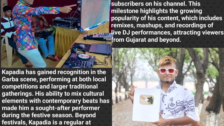 DJ Mehul Kapadia Receives YouTube Silver Play Button, Gains Popularity in South Gujarat